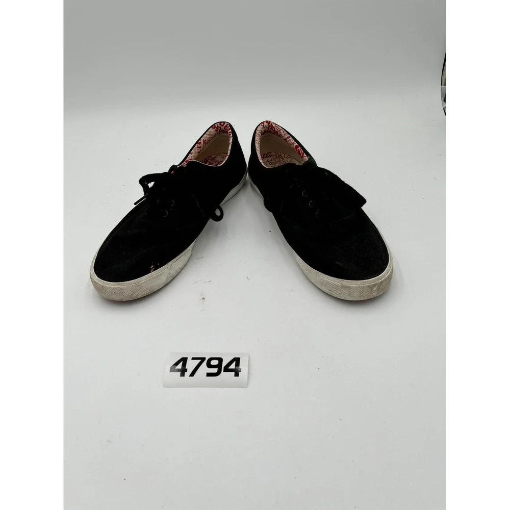 BucketFeet Basic Lace Up 10100-0017-100 Sneakers Shoes Mens US 11 Black Low Top‎